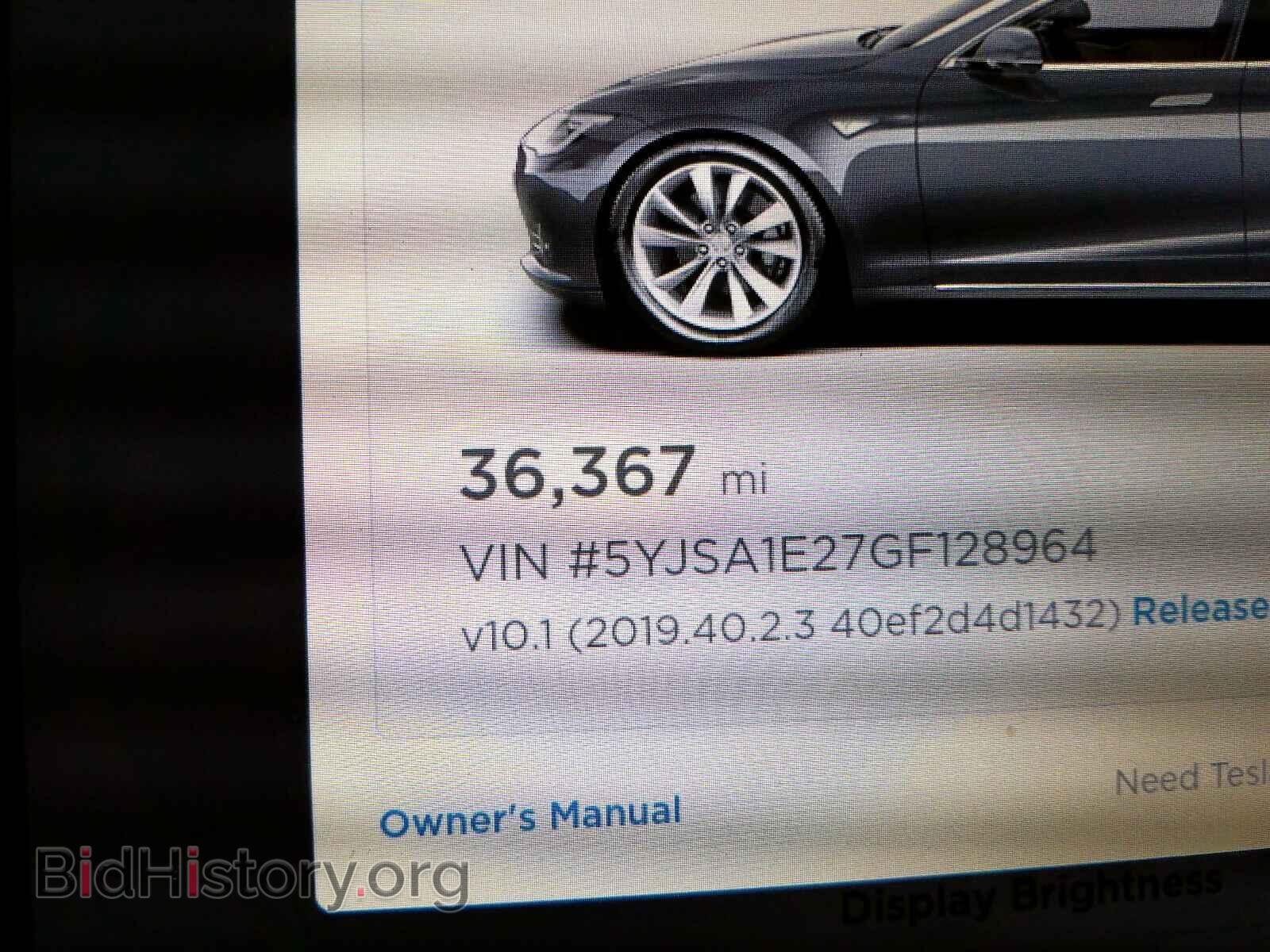2016 TESLA MODEL S - VIN: 5YJSA1E27GF128964 - Фото 8