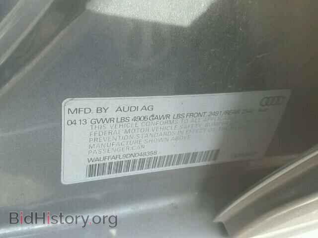 2013 AUDI A4 - VIN: WAUFFAFL9DN048358 - Фото 10