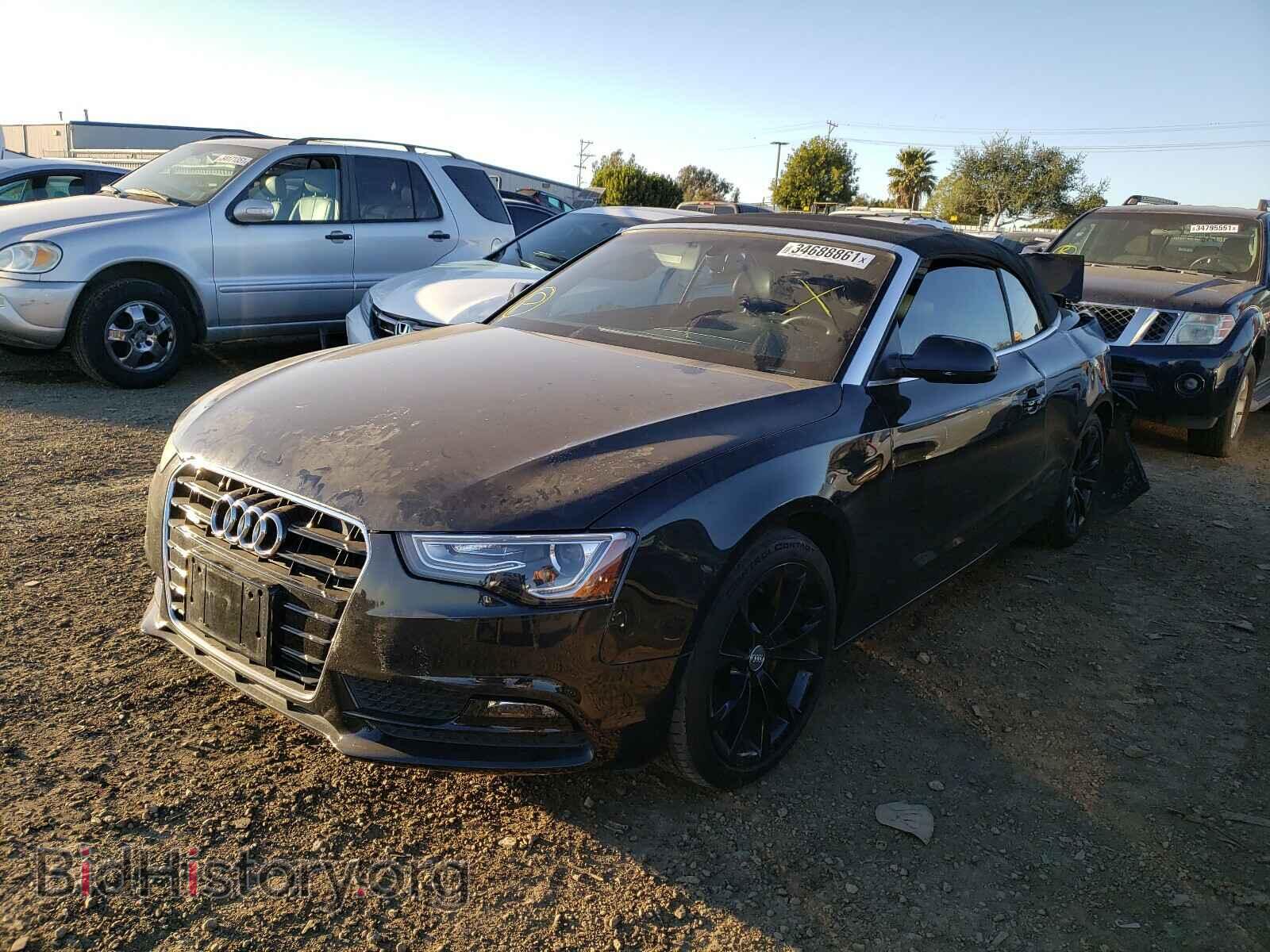 2013 AUDI A5 - VIN: WAUCFAFH7DN008648 - Photo 2