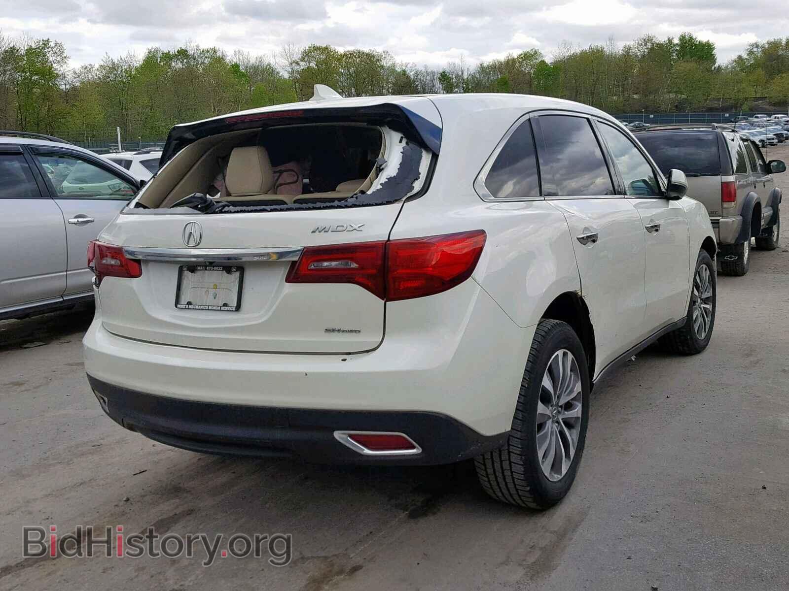 2014 ACURA MDX - VIN: 5FRYD4H41EB030945 - Фото 4