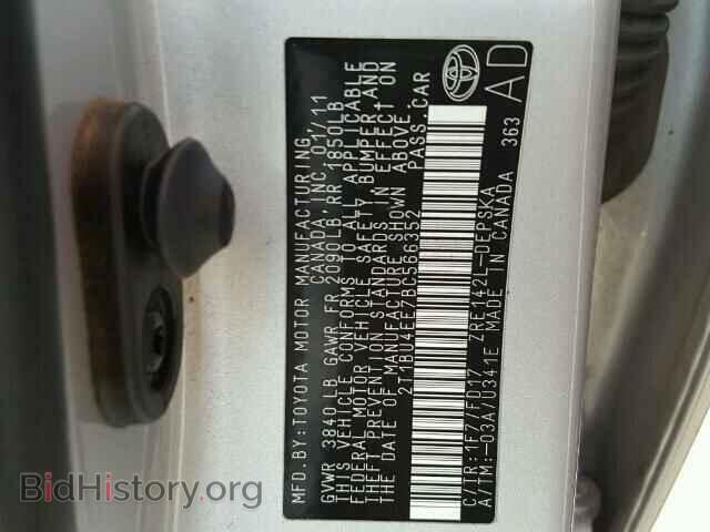 2011 TOYOTA COROLLA - VIN: 2T1BU4EE7BC566352 - Photo 9