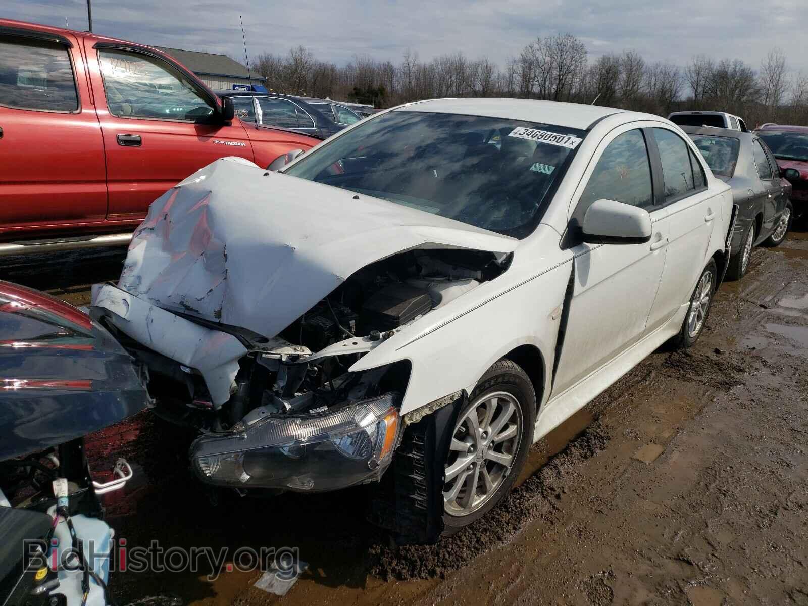2013 MITSUBISHI LANCER - VIN: JA32U2FUXDU001818 - Фото 2