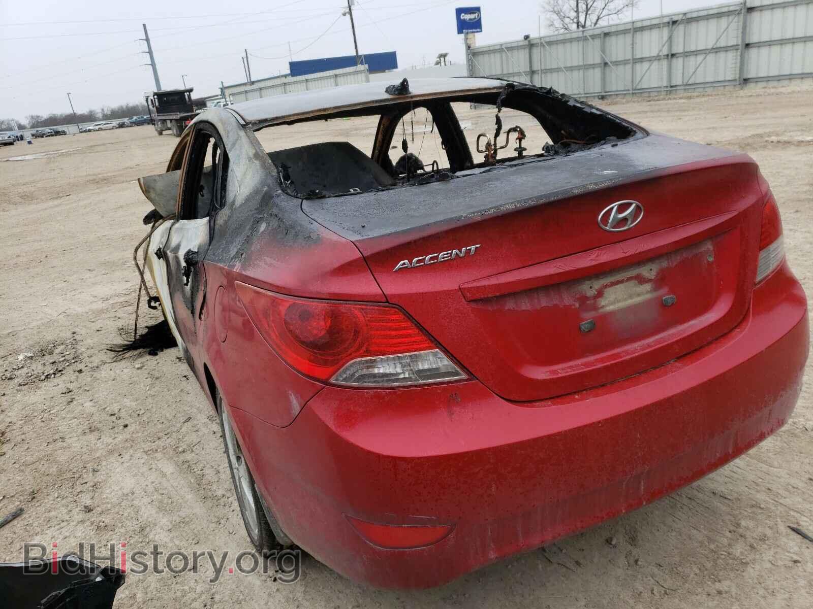 2013 HYUNDAI ACCENT - VIN: KMHCU4AE3DU576713 - Фото 3