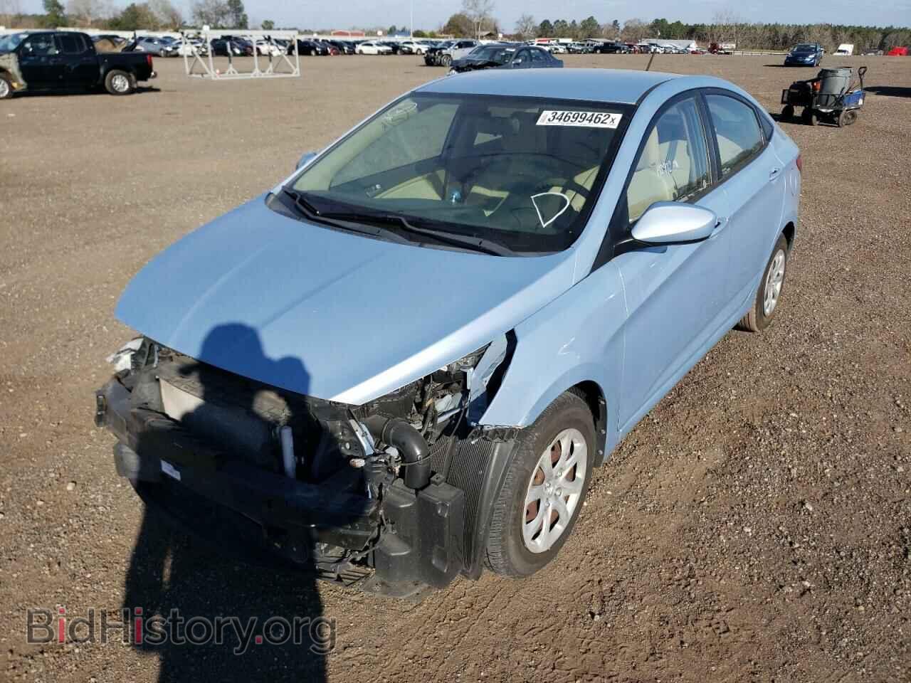 2014 HYUNDAI ACCENT - VIN: KMHCT4AE9EU700665 - Фото 2