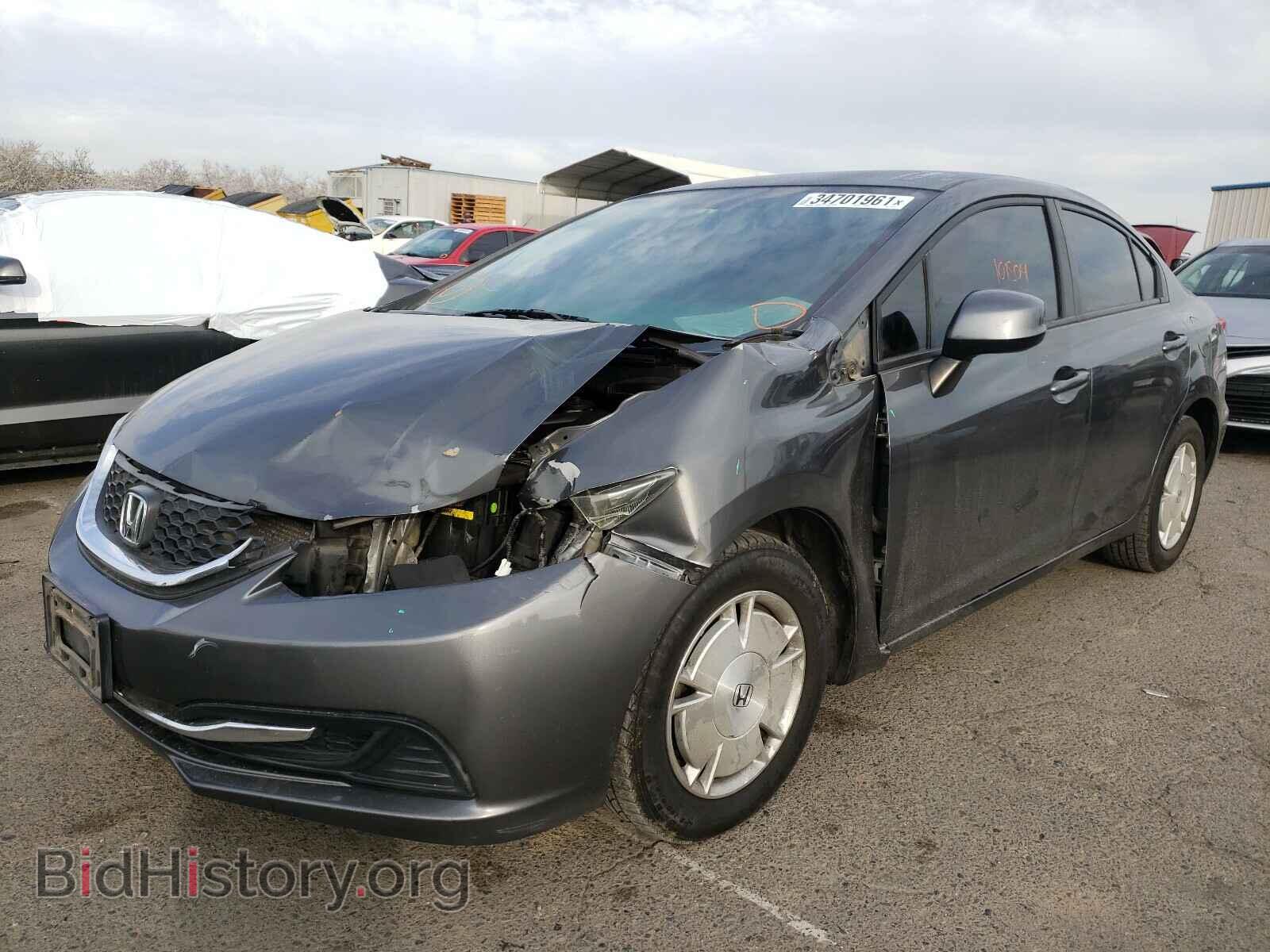2013 HONDA CIVIC - VIN: 2HGFB2F69DH531745 - Фото 2