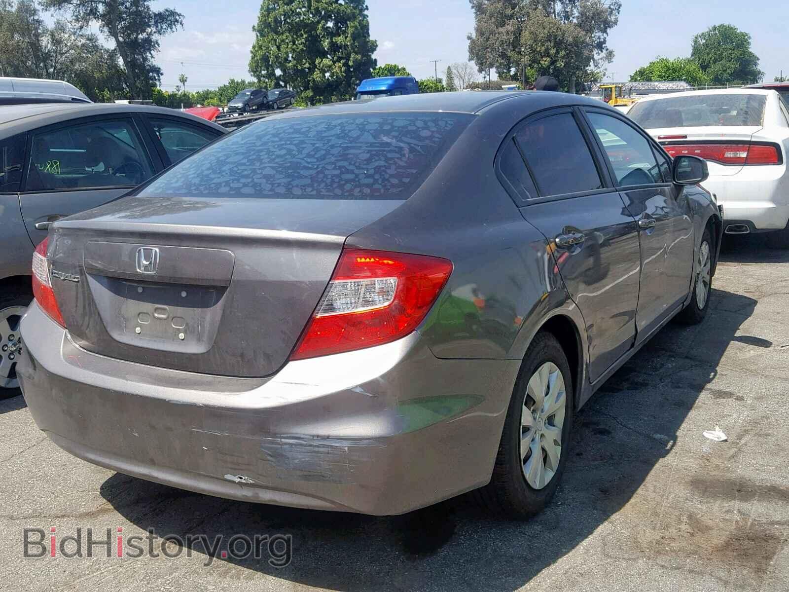 2012 HONDA CIVIC LX - VIN: 19XFB2F59CE380972 - Фото 4