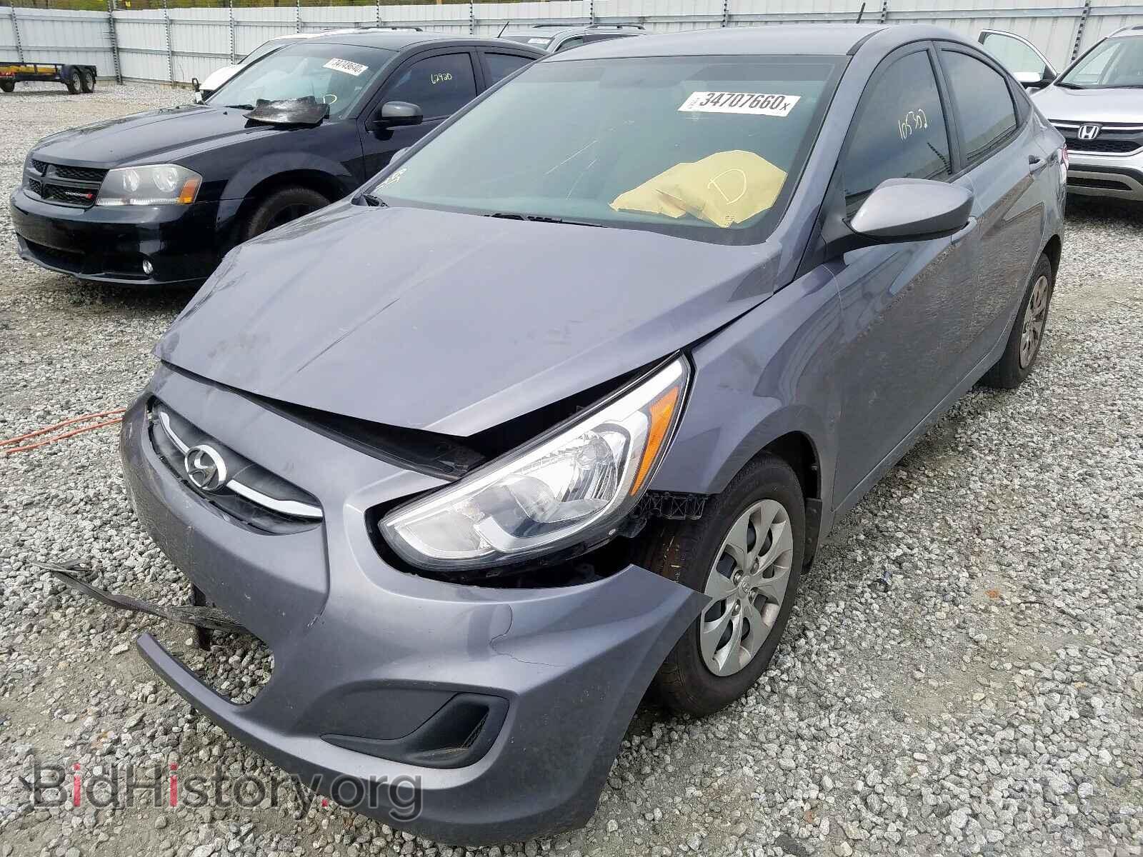 2016 HYUNDAI ACCENT - VIN: KMHCT4AE5GU053748 - Фото 2