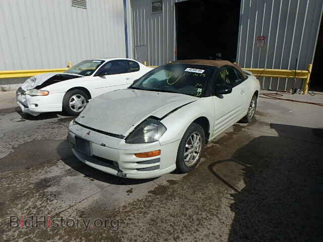 2001 MITSUBISHI ECLIPSE - VIN: 4A3AE45G11E157539 - Фото 2