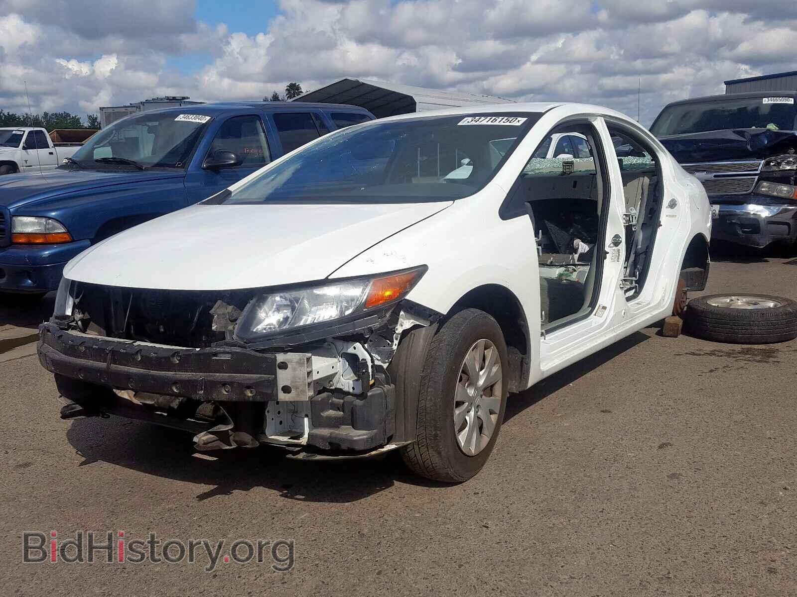 2012 HONDA CIVIC - VIN: 19XFB2F51CE353023 - Фото 2