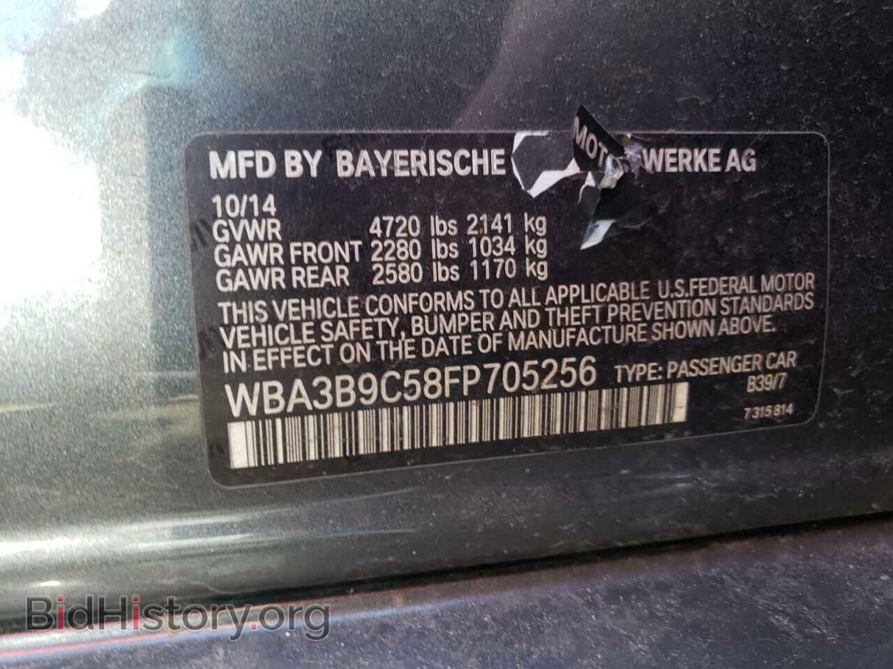 2015 BMW 3 SERIES - VIN: WBA3B9C58FP705256 - Фото 10