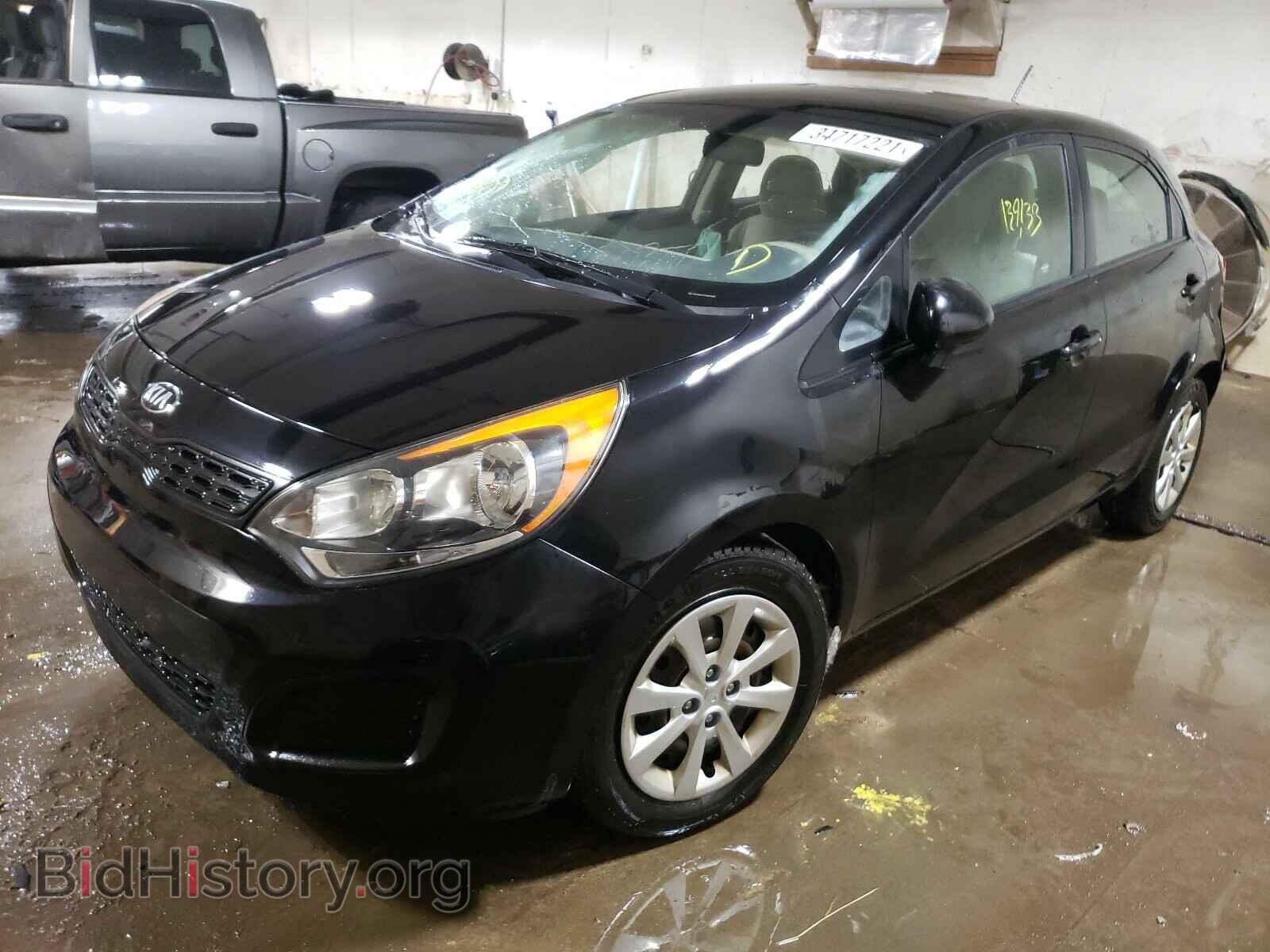 2013 KIA RIO - VIN: KNADM5A37D6162848 - Фото 2