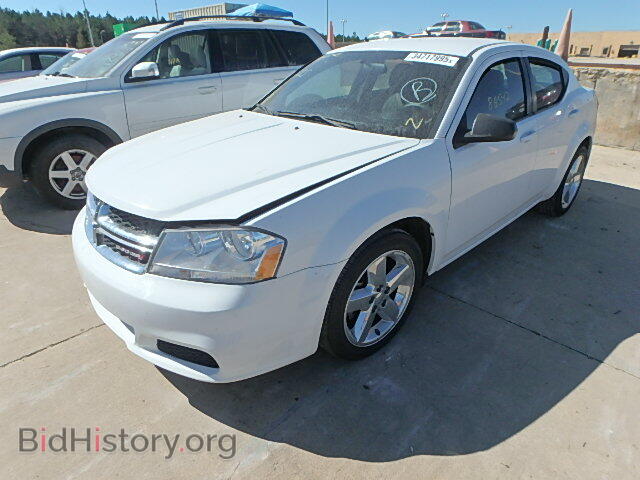 2013 DODGE AVENGER - VIN: 1C3CDZAB4DN725071 - Фото 2