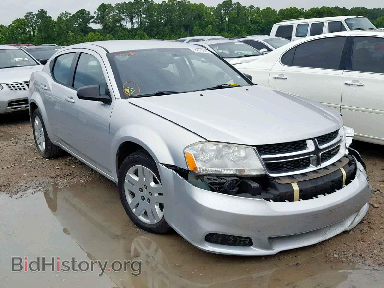 Фотография 1C3CDZAB5CN207307 - DODGE AVENGER 2012