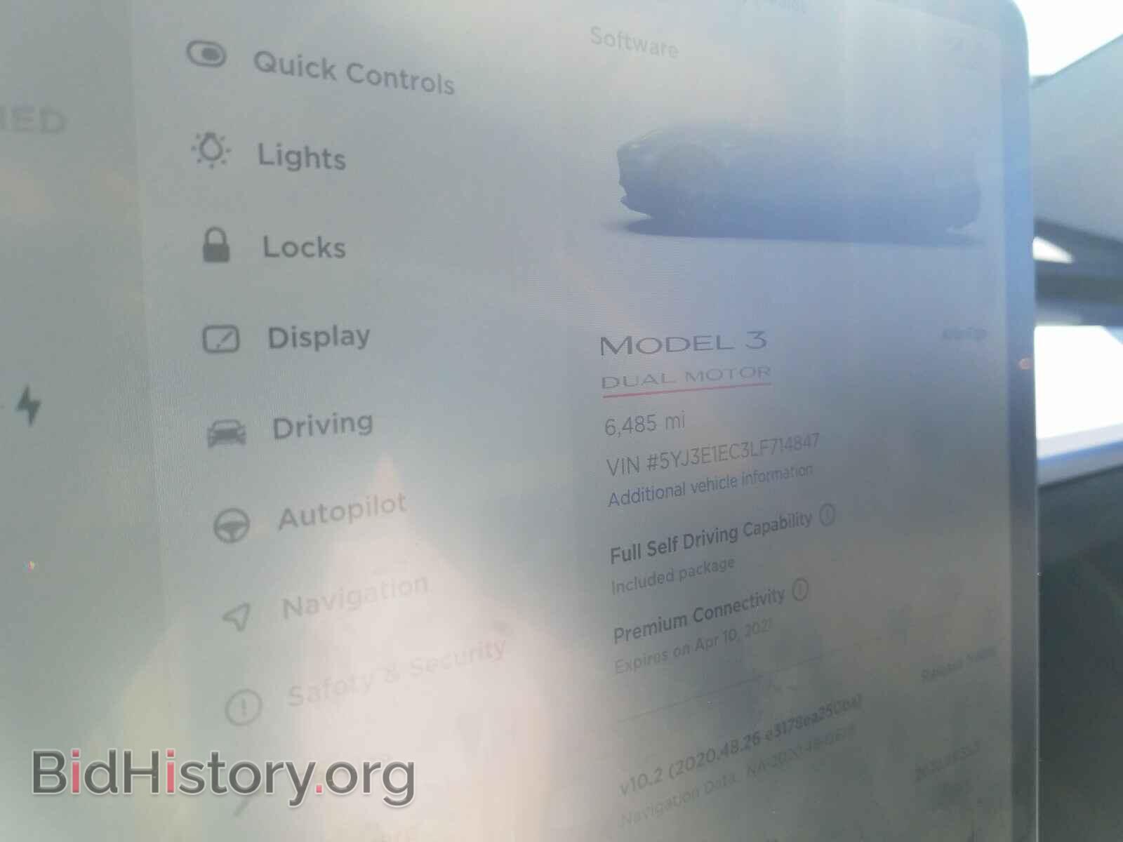 2020 TESLA MODEL 3 - VIN: 5YJ3E1EC3LF714847 - Photo 8