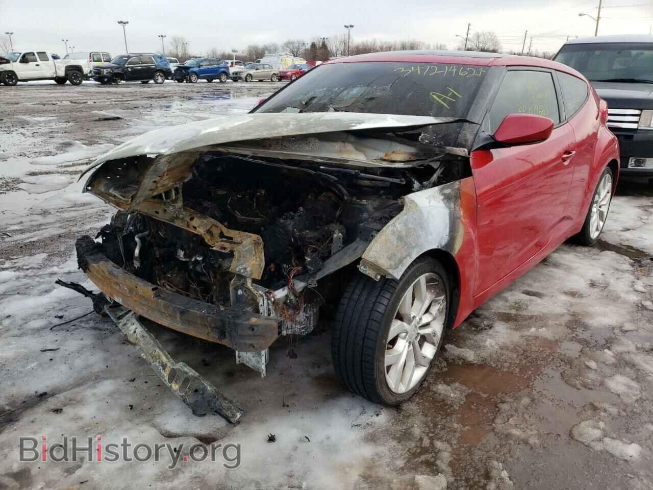 2012 HYUNDAI VELOSTER - VIN: KMHTC6AD9CU076589 - Фото 2