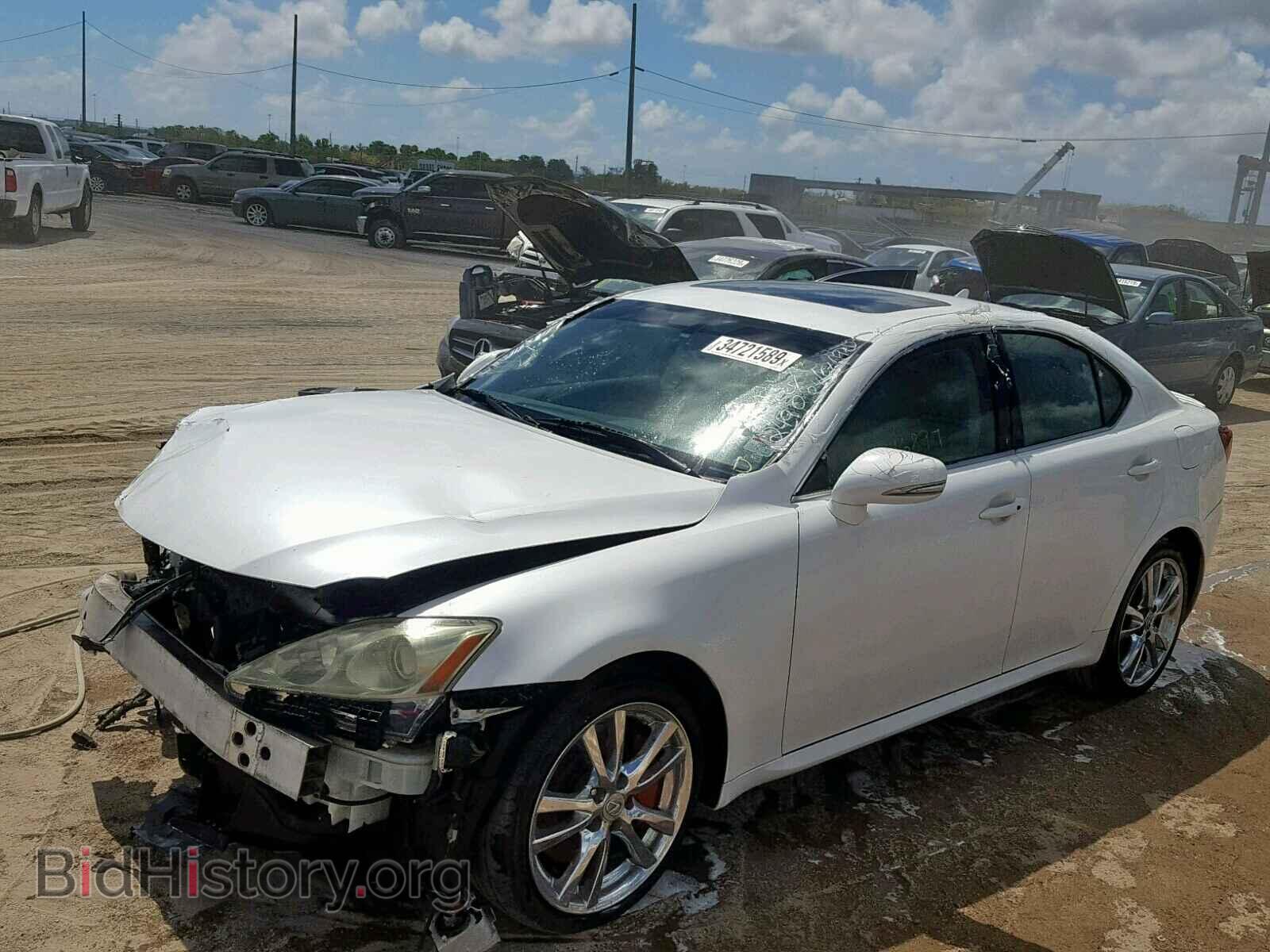2009 LEXUS IS - VIN: JTHBE262195022490 - Фото 2
