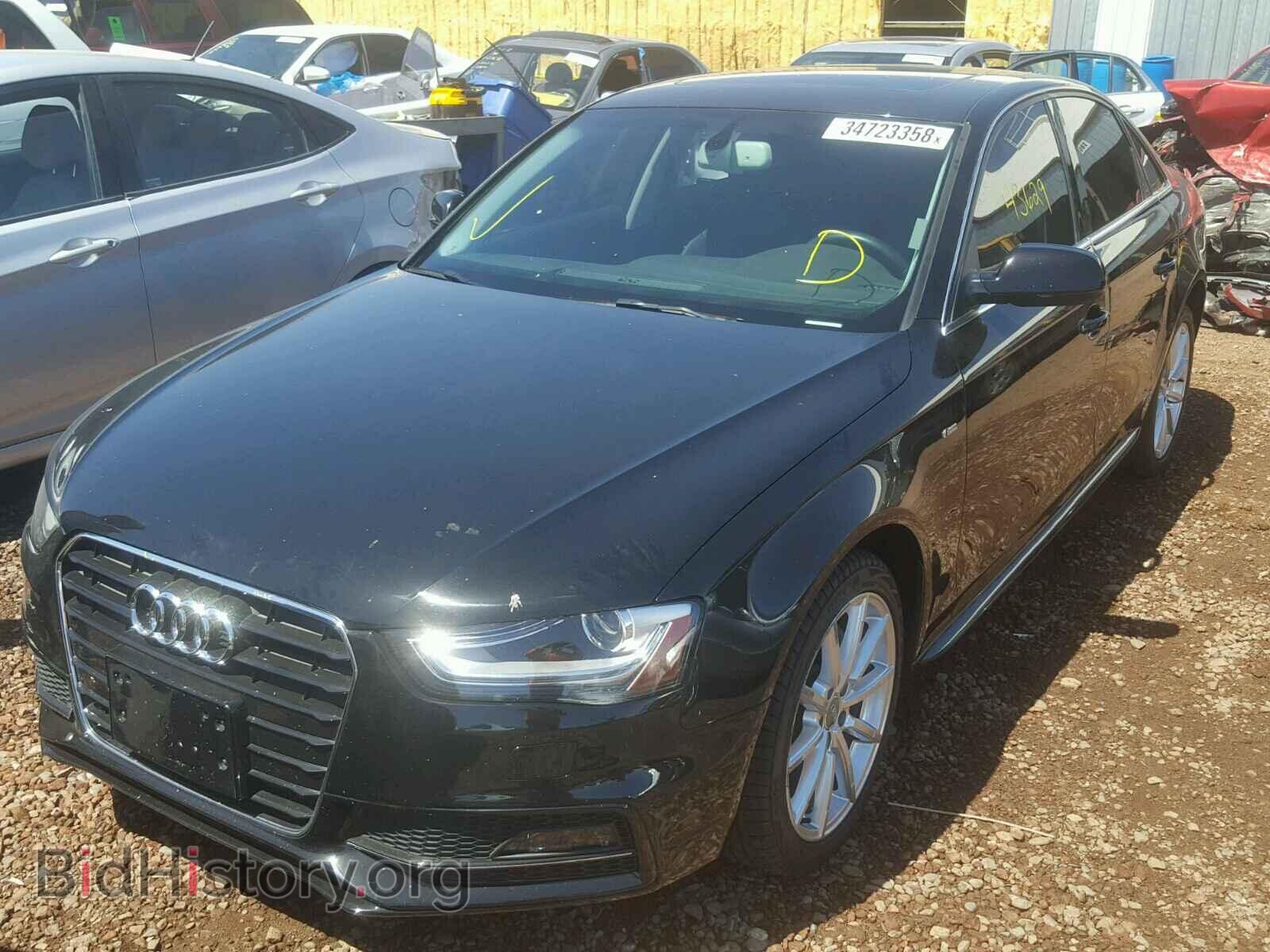 2014 AUDI A4 - VIN: WAUEFAFL6EA076610 - Фото 2