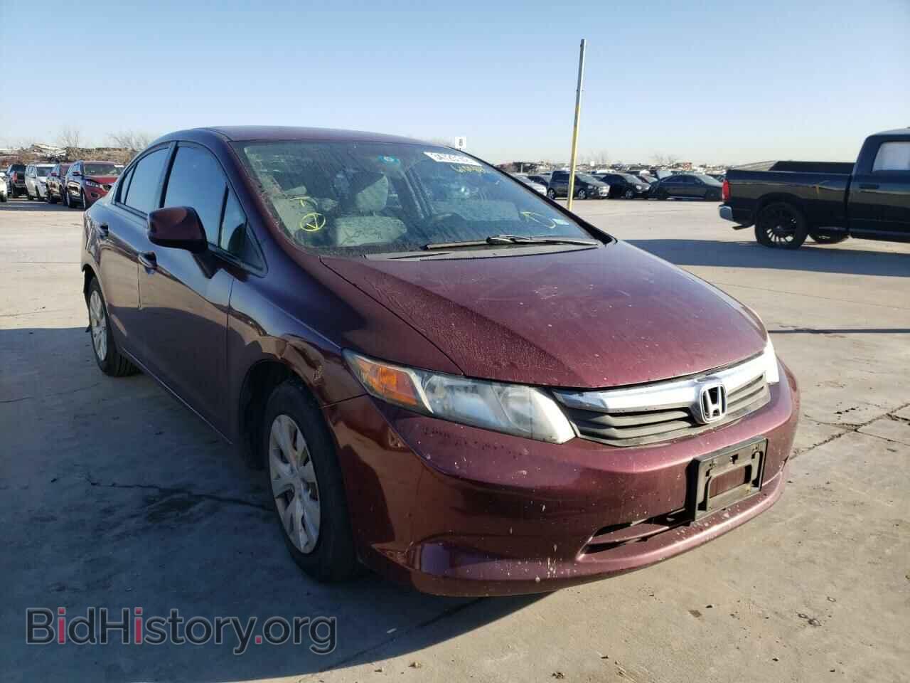 Фотография 2HGFB2F57CH610448 - HONDA CIVIC 2012