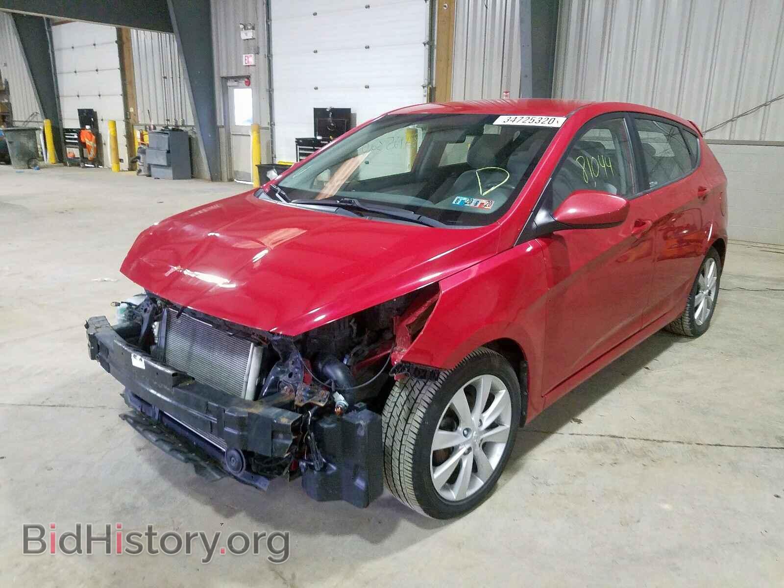 2012 HYUNDAI ACCENT - VIN: KMHCU5AE3CU011012 - Фото 2