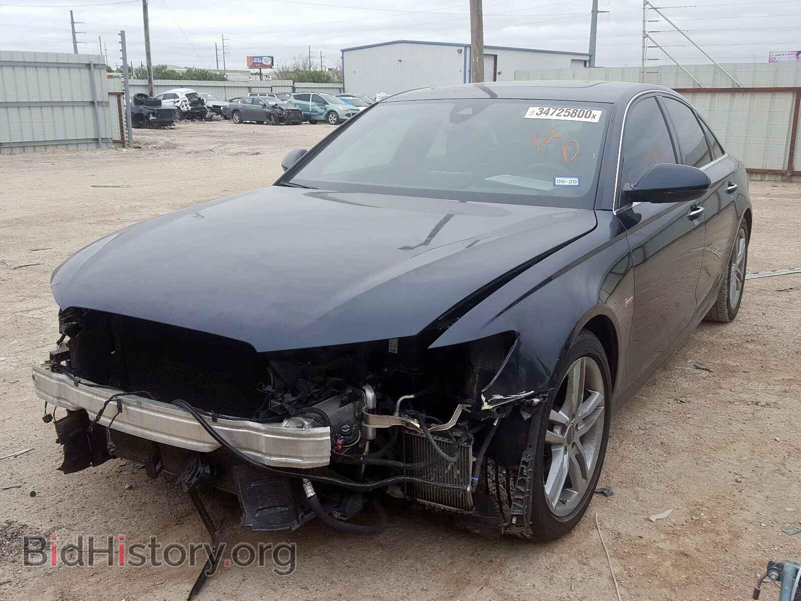 2012 AUDI A6 - VIN: WAUJGBFC2CN127091 - Фото 2