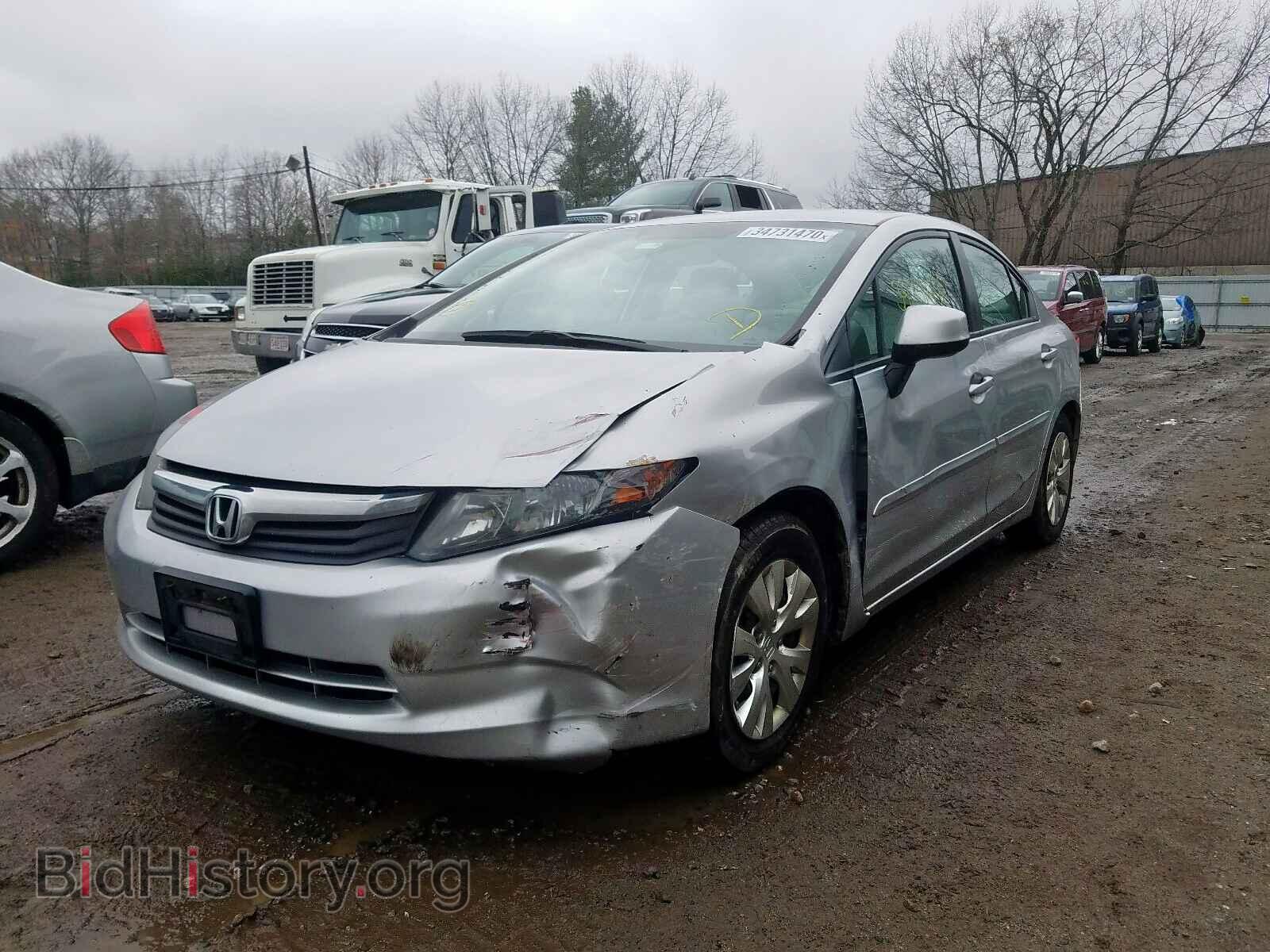 2012 HONDA CIVIC - VIN: 2HGFB2F5XCH311178 - Фото 2