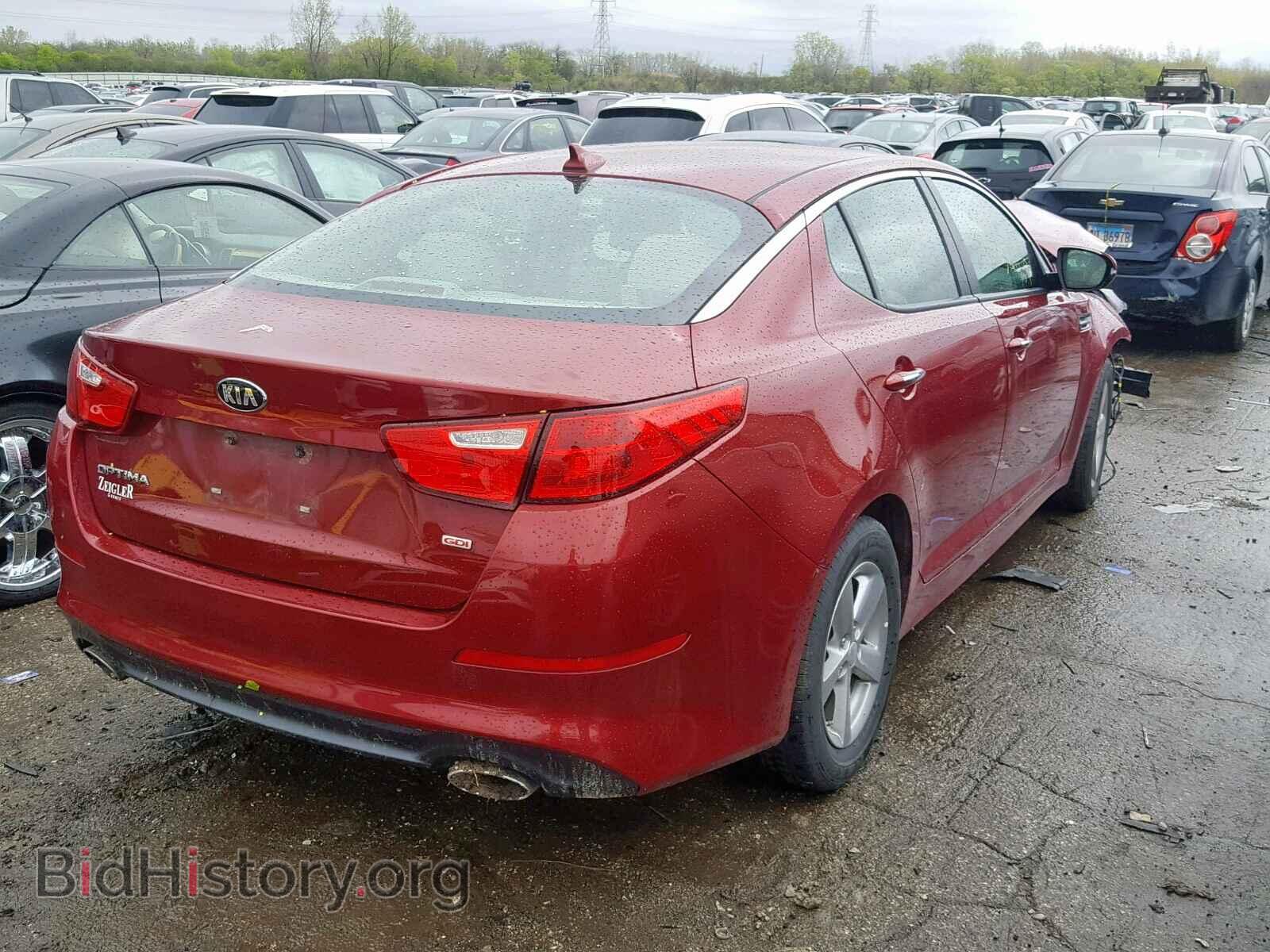 2015 KIA OPTIMA - VIN: 5XXGM4A73FG418503 - Фото 4