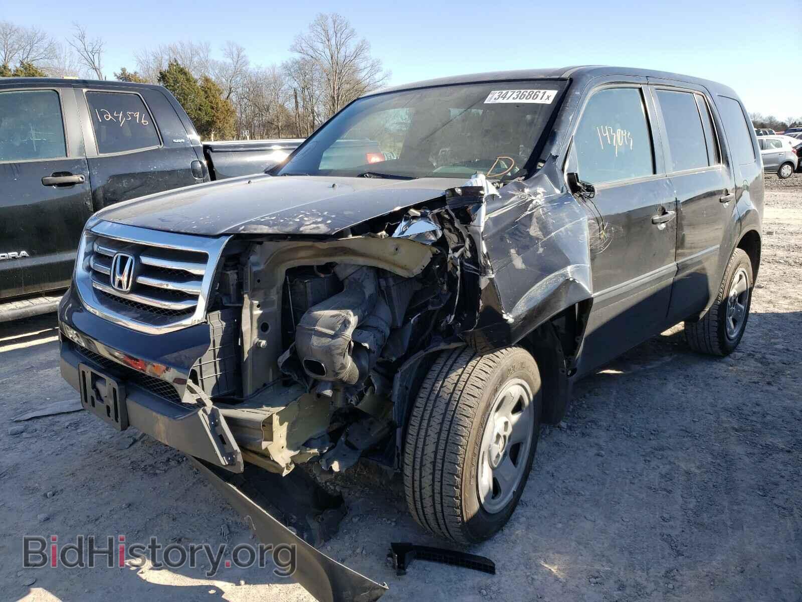 2013 HONDA PILOT - VIN: 5FNYF3H28DB034588 - Фото 2