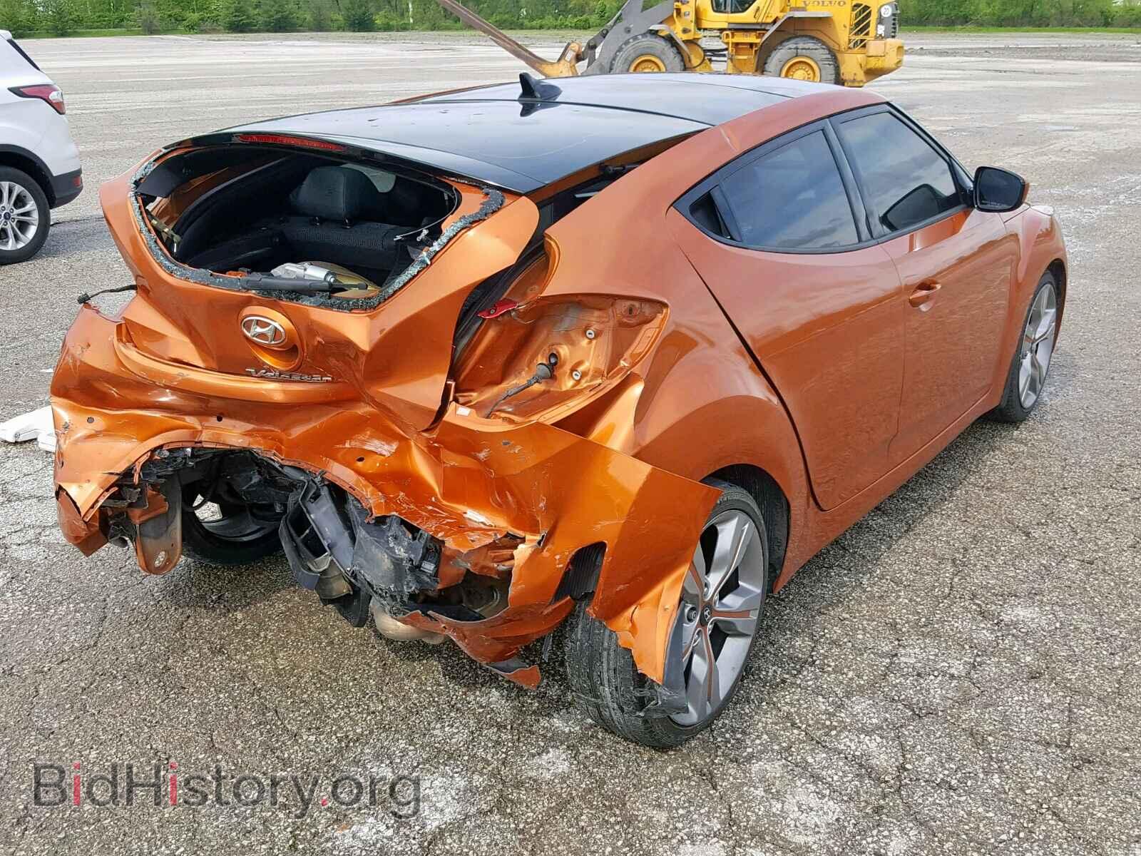 2012 HYUNDAI VELOSTER - VIN: KMHTC6AD9CU053216 - Фото 4