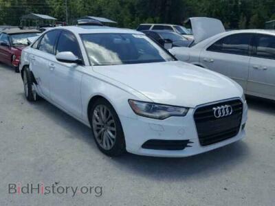 2012 Audi A6 A6 Premium, белый — VIN WAUDFAFC5CN150682, Copart