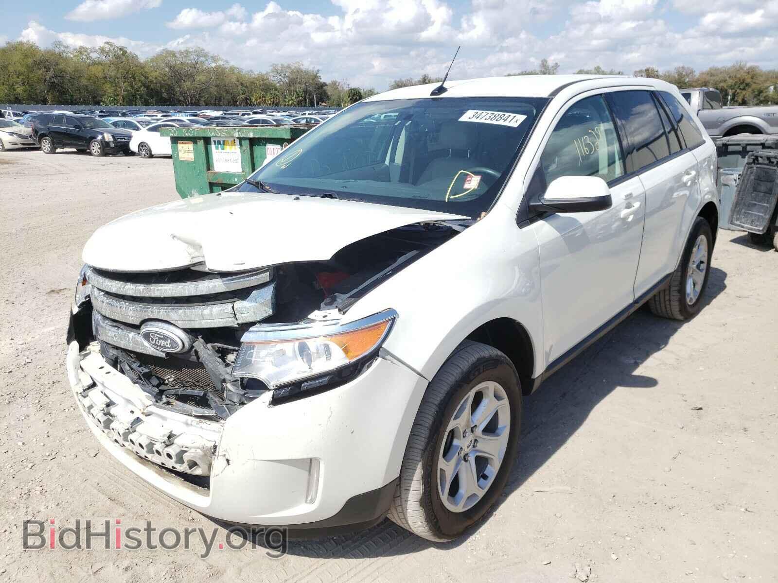 2013 FORD EDGE - VIN: 2FMDK4JC7DBE11908 - Фото 2