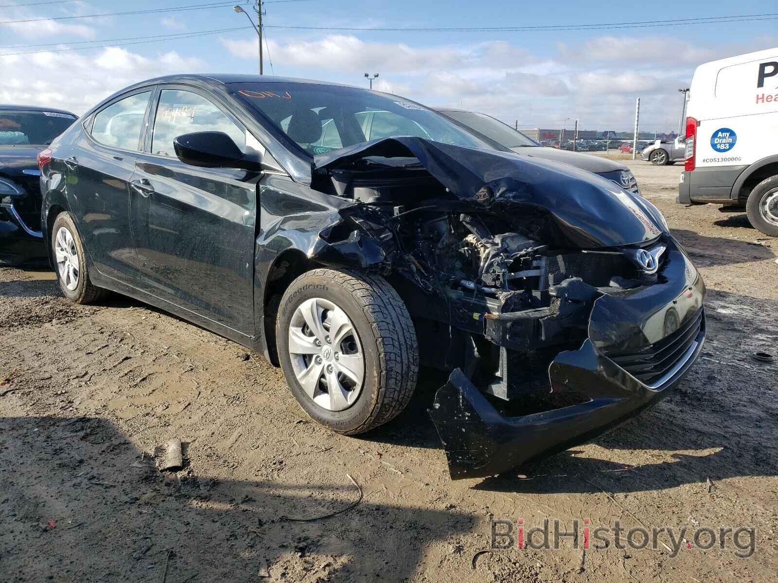 Photo 5NPDH4AE9GH665648 - HYUNDAI ELANTRA 2016