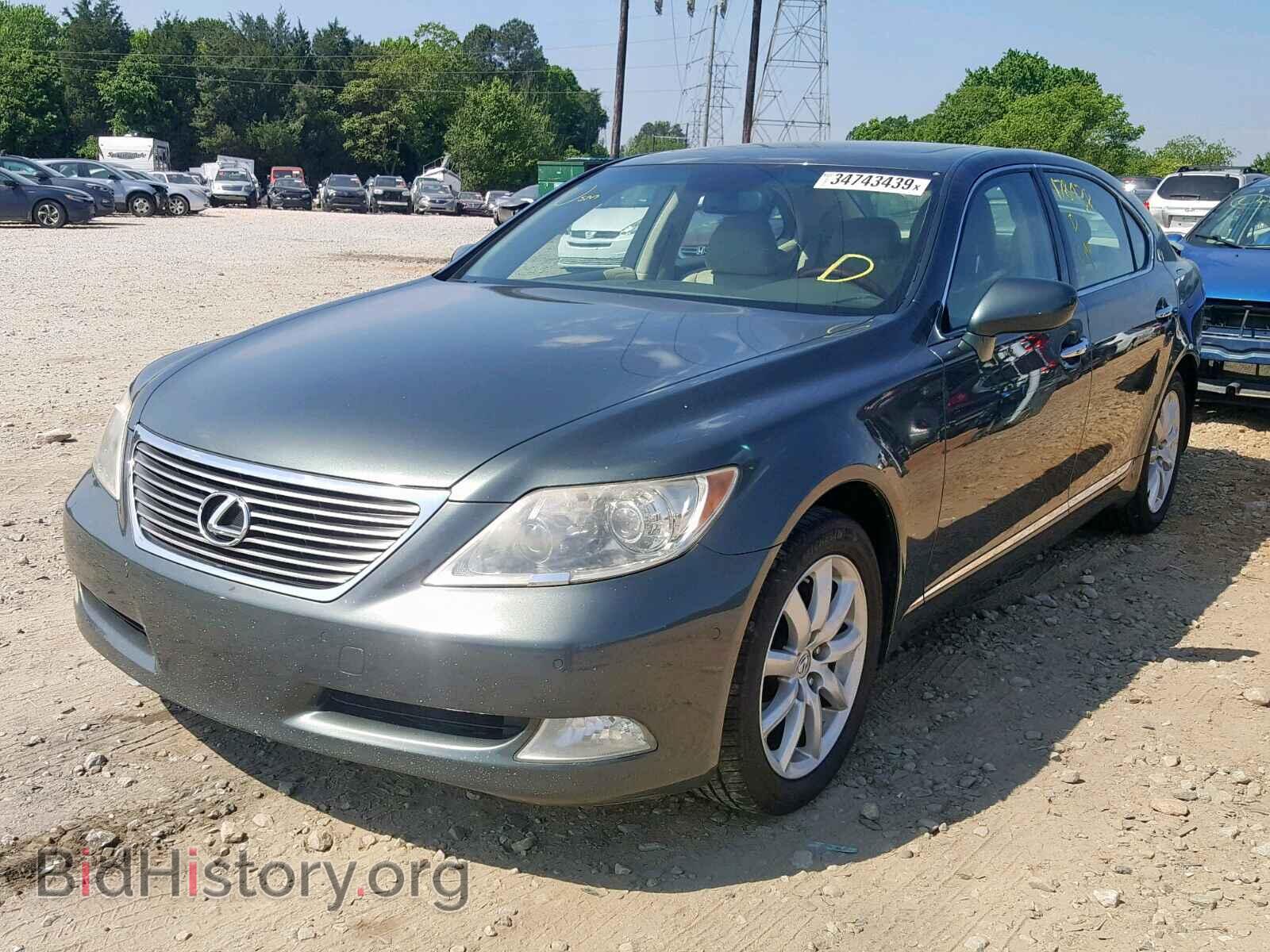 2007 LEXUS LS460 - VIN: JTHGL46F775020461 - Фото 2