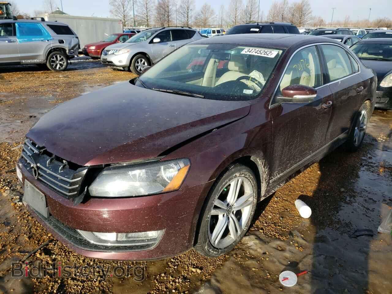 2013 VOLKSWAGEN PASSAT - VIN: 1VWCN7A38DC011054 - Фото 2