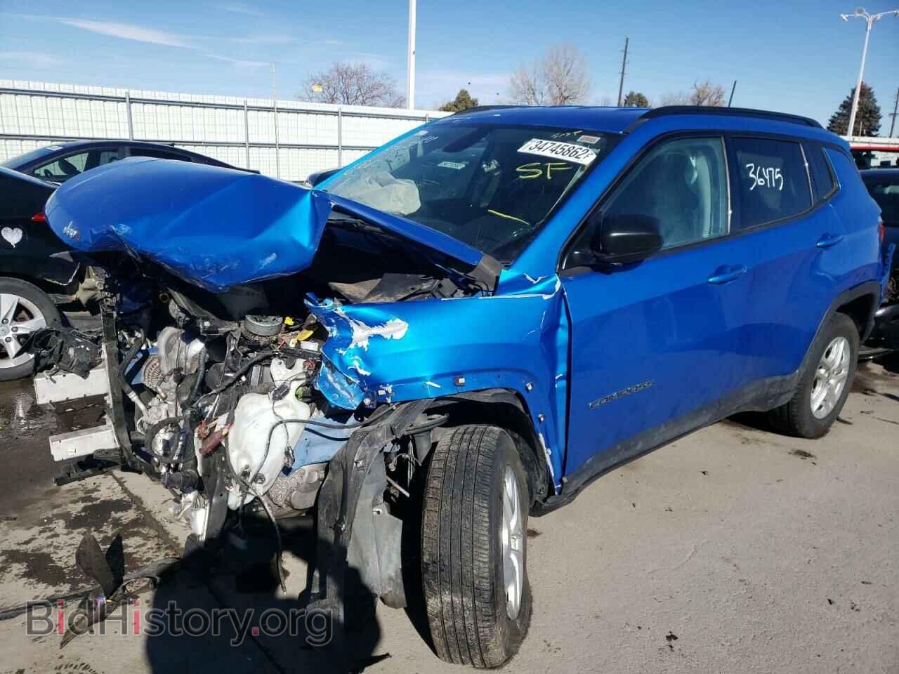 2018 JEEP COMPASS - VIN: 3C4NJDAB4JT442892 - Фото 2