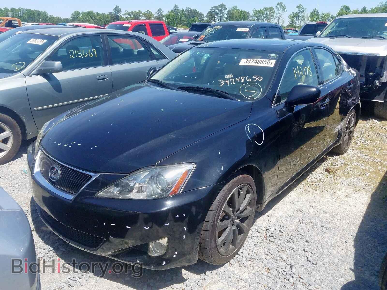 2007 LEXUS IS - VIN: JTHCK262672012288 - Фото 2