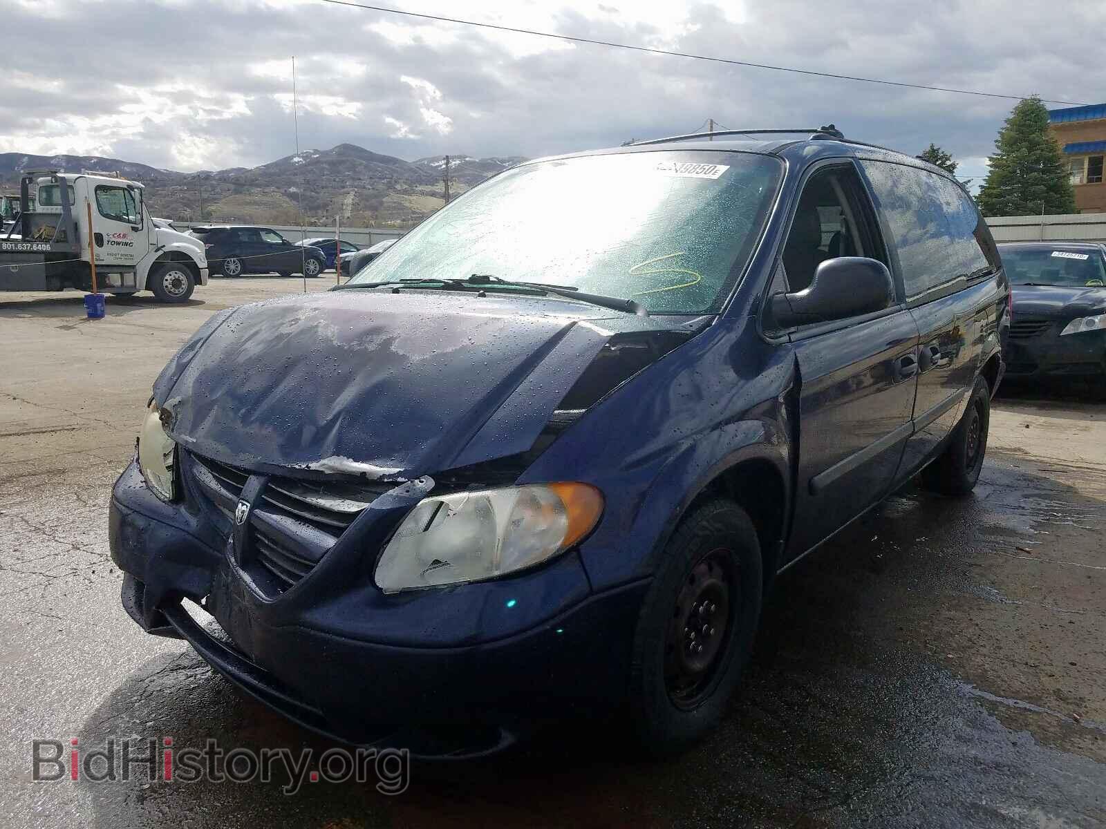 2005 DODGE CARAVAN - VIN: 1D4GP24R75B294171 - Фото 2