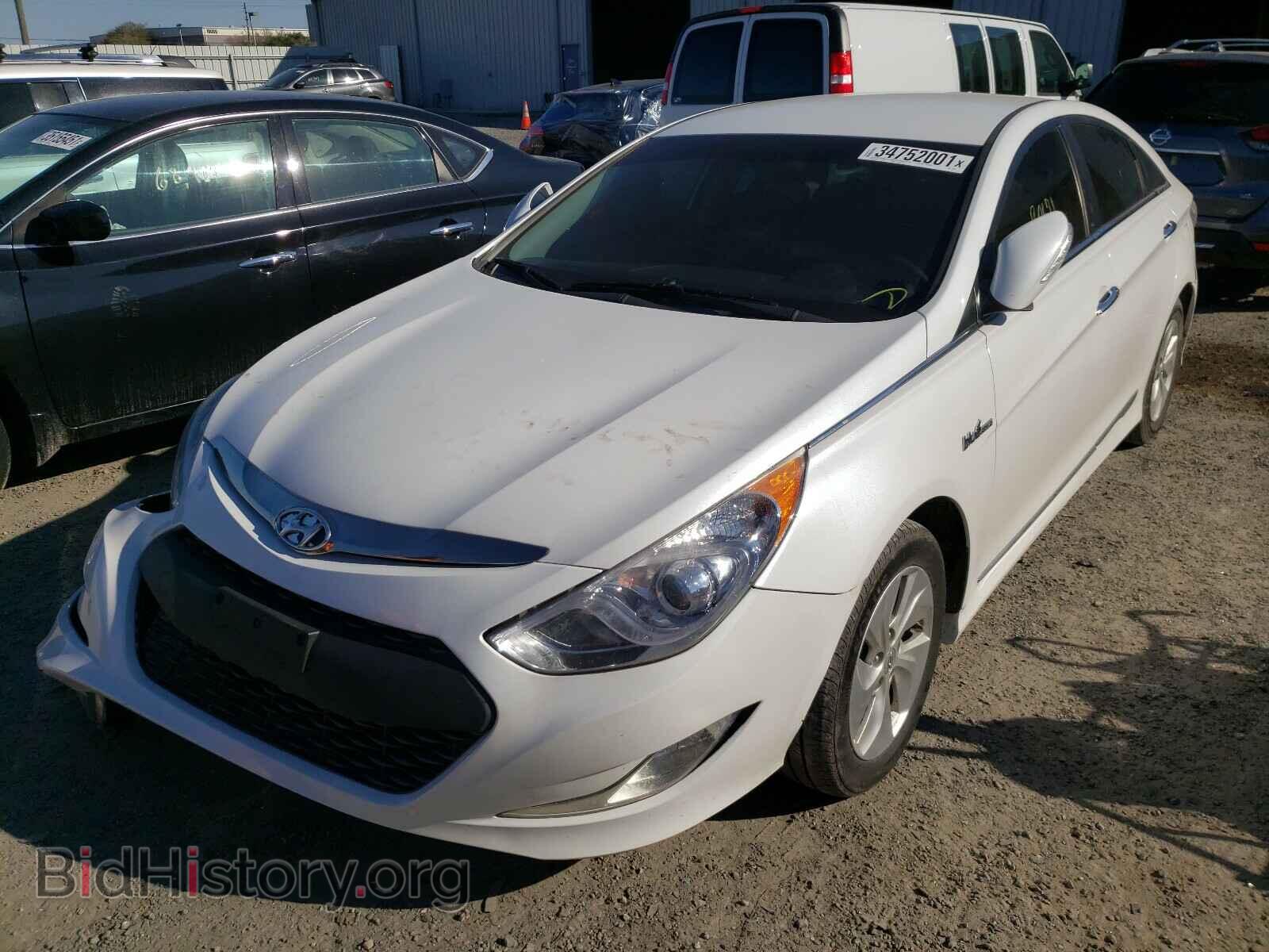 2014 HYUNDAI SONATA - VIN: KMHEC4A44EA116563 - Фото 2