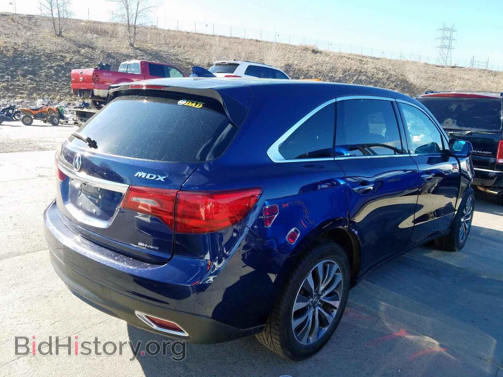 2016 ACURA MDX - VIN: 5FRYD4H48GB001199 - Фото 4