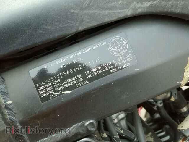 2009 SUZUKI CYCLE DL - VIN: JS1VP54B492101175 - Фото 10