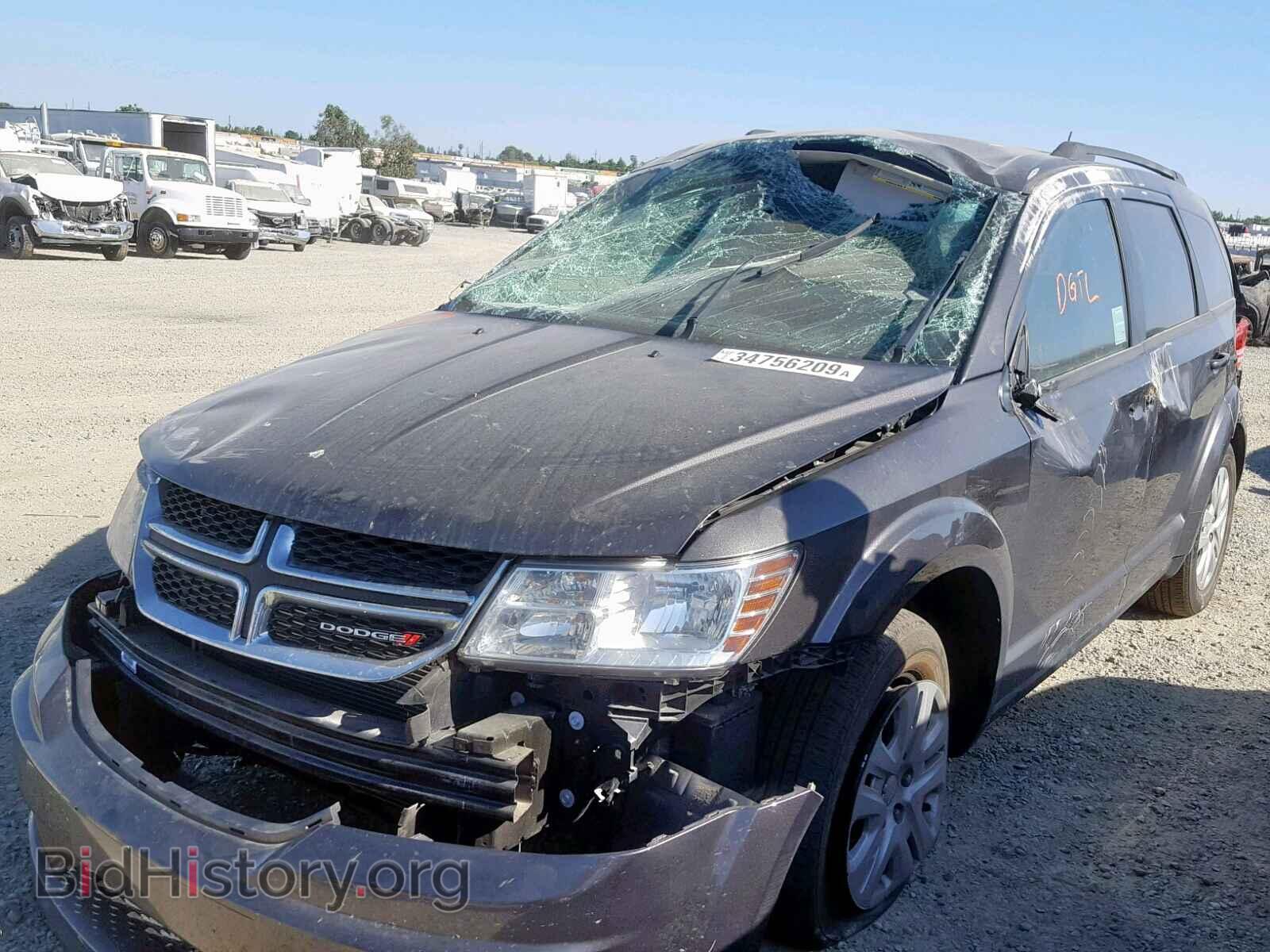 2017 DODGE JOURNEY SE - VIN: 3C4PDCAB0HT696832 - Фото 2