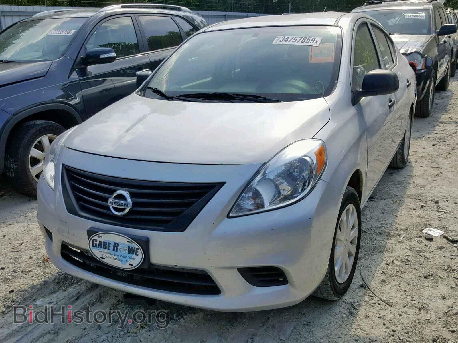 2014 NISSAN VERSA - VIN: 3N1CN7AP5EL842882 - Фото 2
