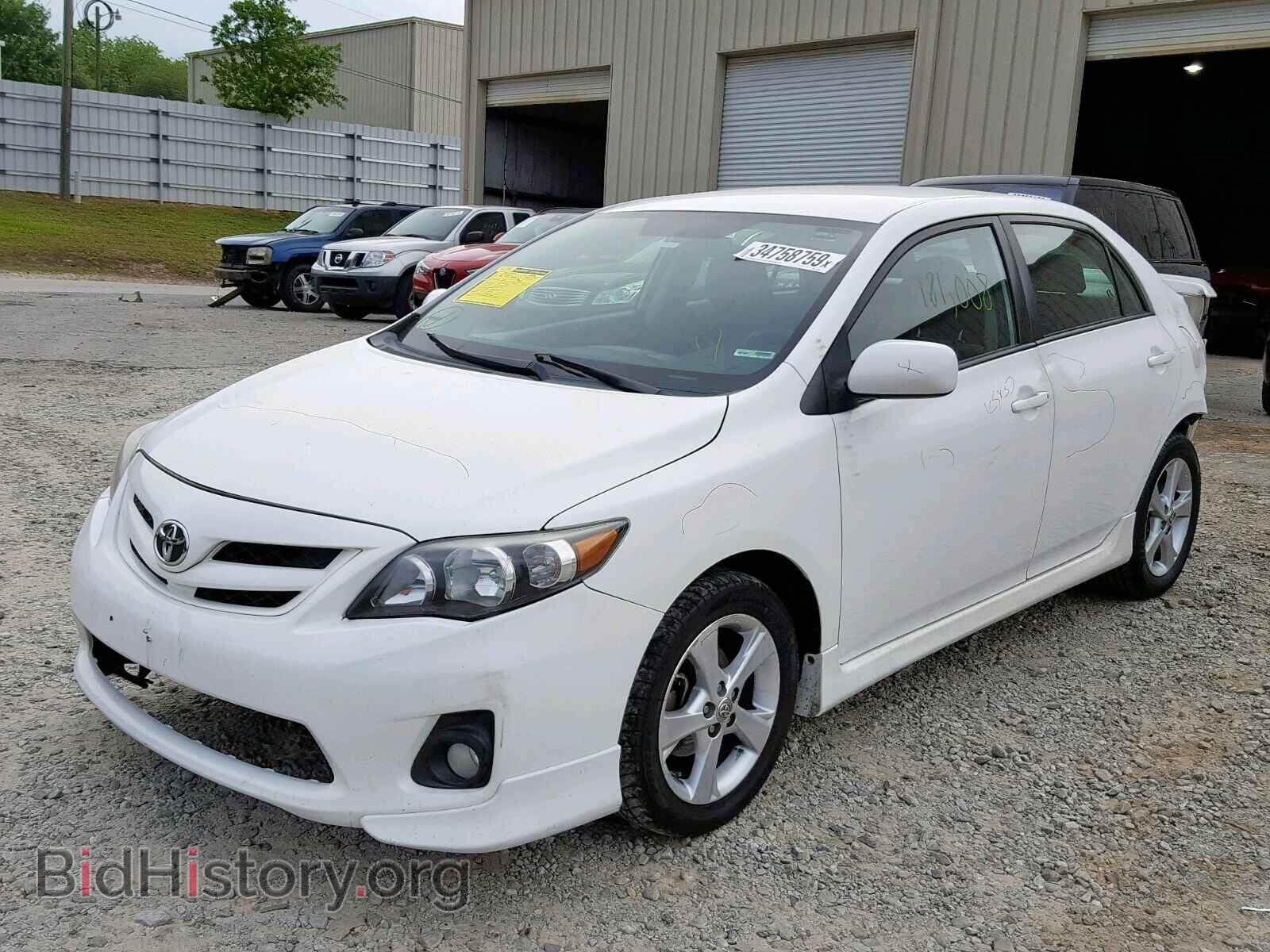 2011 TOYOTA COROLLA BA - VIN: 2T1BU4EEXBC608884 - Фото 2