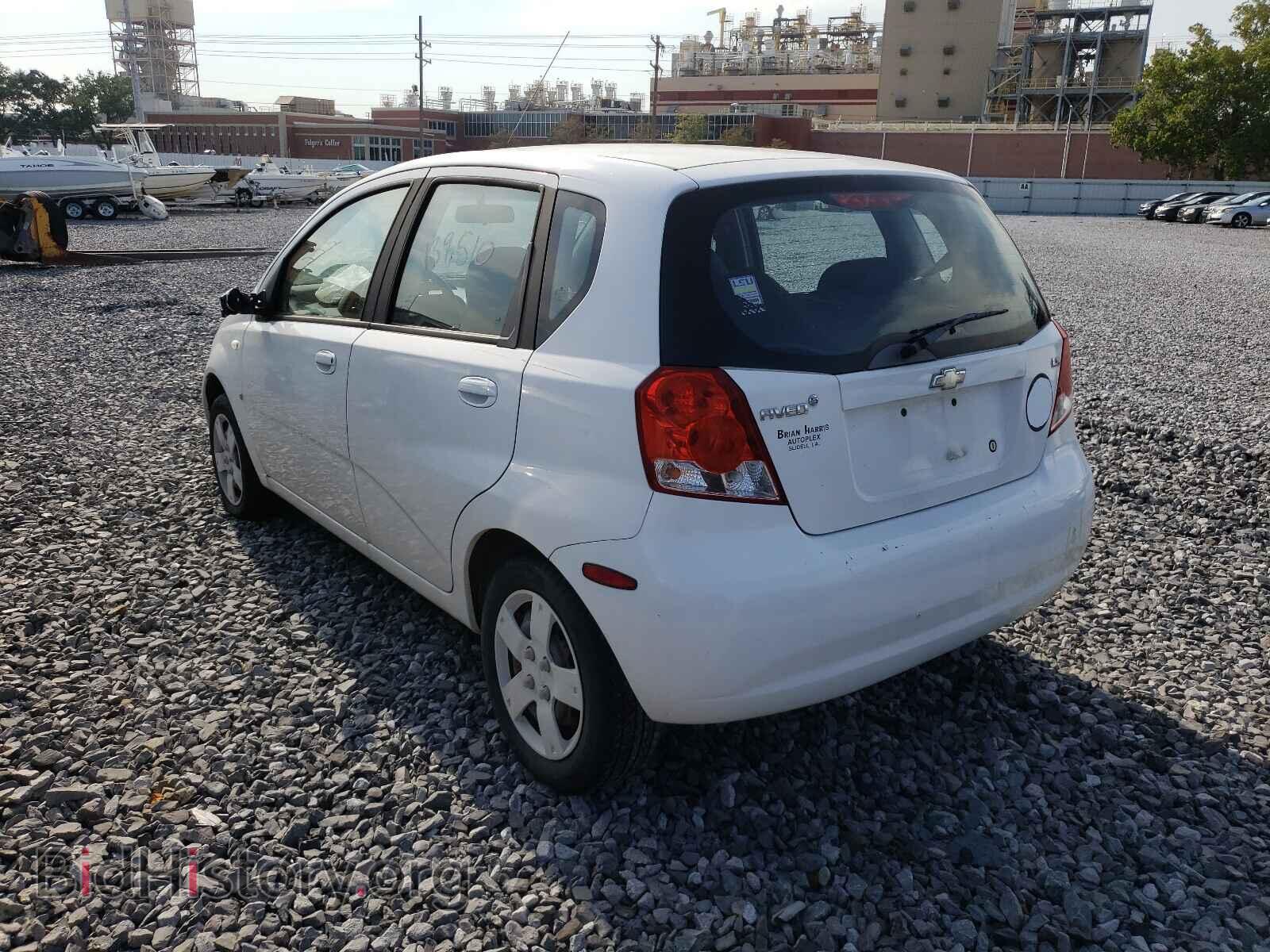 2007 CHEVROLET AVEO - VIN: KL1TD66617B761013 - Фото 3