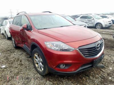2013 Mazda CX-9 CX-9 Touri, red — VIN JM3TB3CAXD0406717, Copart