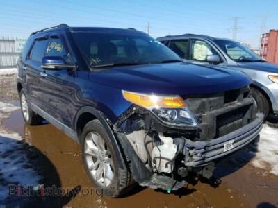 2011 Ford EXPLORER Explorer L, blue — VIN 1FMHK8F83BGA66251, Copart