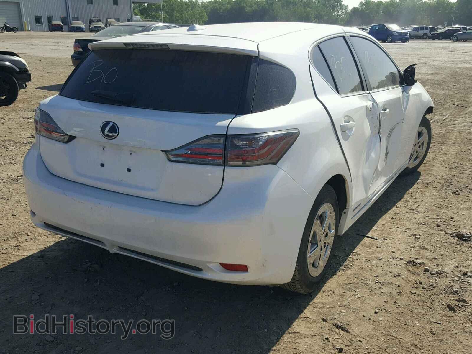 2013 LEXUS CT 200 - VIN: JTHKD5BH8D2126810 - Фото 4