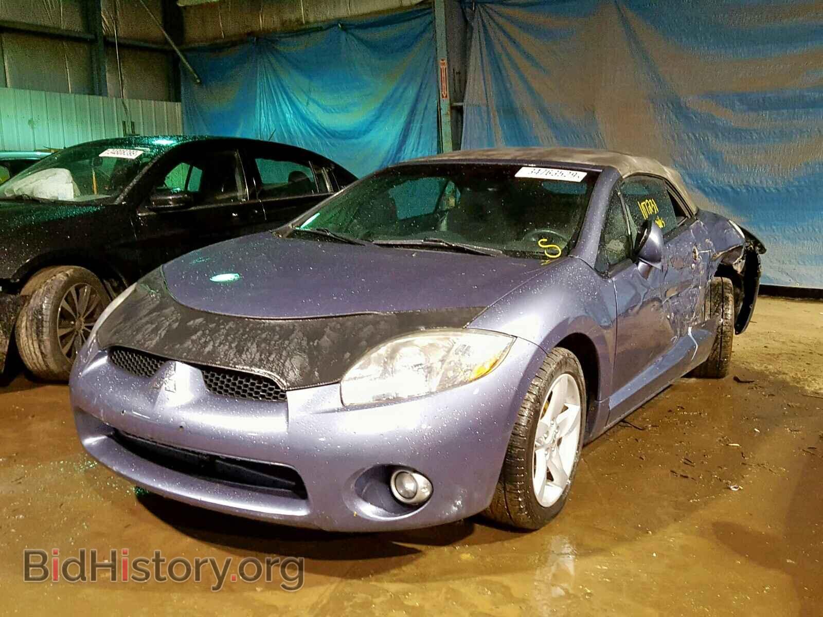 2007 MITSUBISHI ECLIPSE - VIN: 4A3AL25F37E015235 - Фото 2