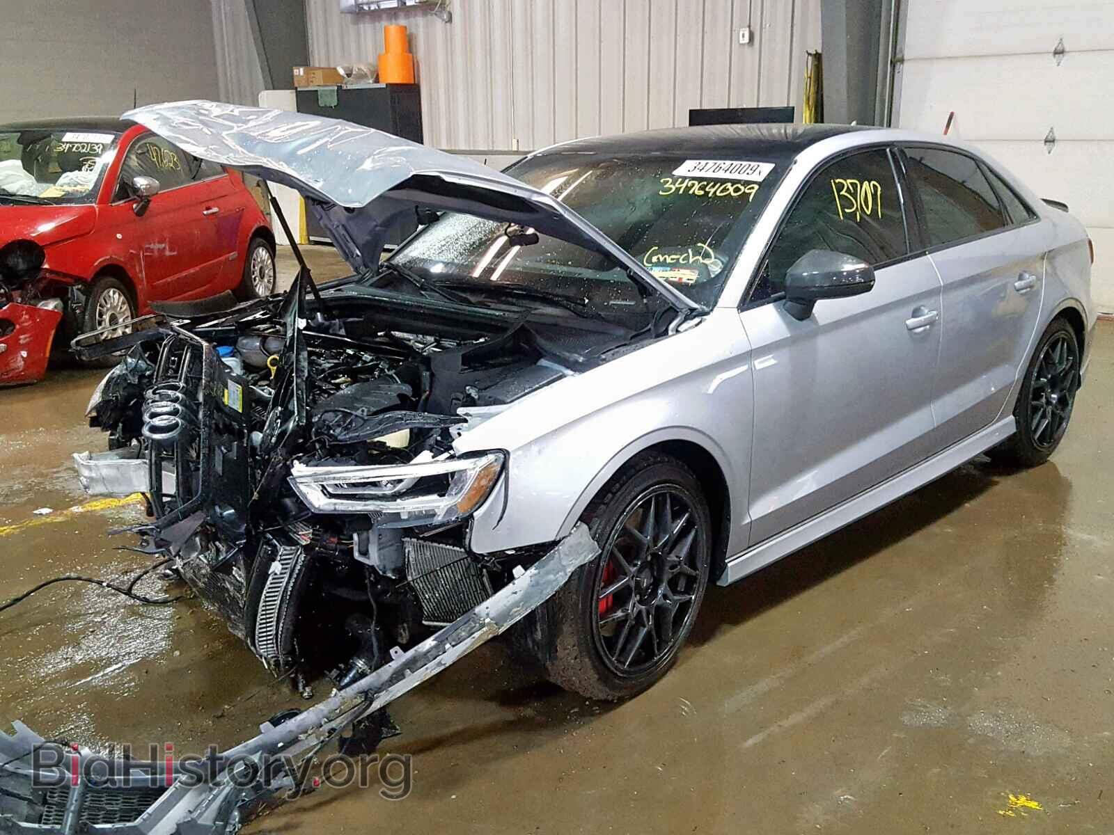 2017 AUDI S3 - VIN: WAUB1GFF4H1057623 - Фото 2