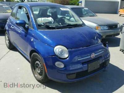 2012 Fiat 500 500 POP, blue — VIN 3C3CFFAR1CT117111, Copart
