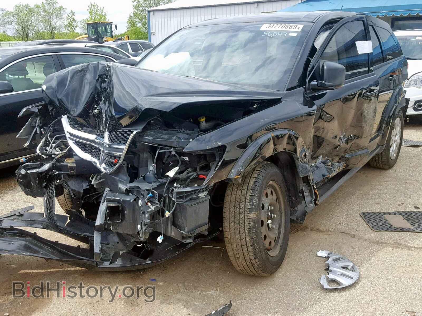 2014 DODGE JOURNEY SE - VIN: 3C4PDCAB6ET278142 - Фото 2